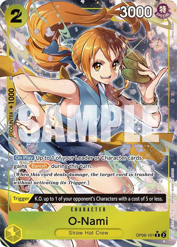 PSA 10 O-Nami (Alternate Art) | OP06-101 | Wings of the Captain