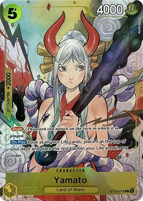 Yamato (Illustration Box Vol.2) | ST13-016 | One Piece Promotion Cards
