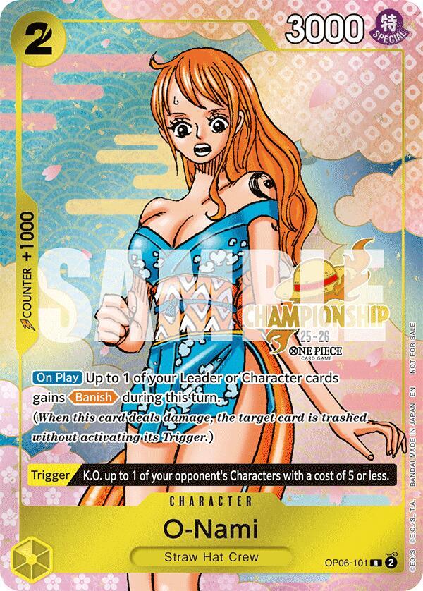 BGS 9.5 O-Nami (CS 25-26 Event Pack) | OP06-101 | One Piece Promotion Cards