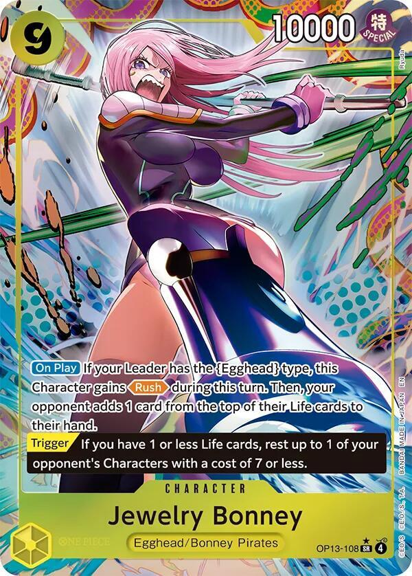 Jewelry Bonney (108) (Alternate Art) | OP13-108 | Carrying On His Will