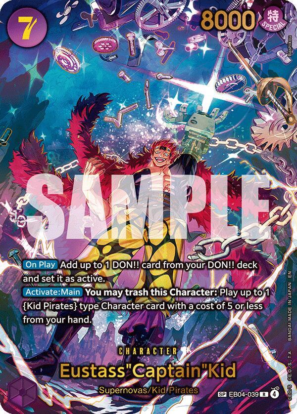BGS 10 Eustass"Captain"Kid (SP) | EB04-039 | The Azure Sea's Seven
