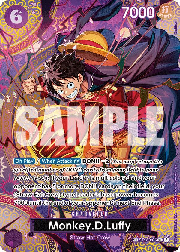 BGS 10 Monkey.D.Luffy (SP) | ST26-005 | Adventure on Kami's Island