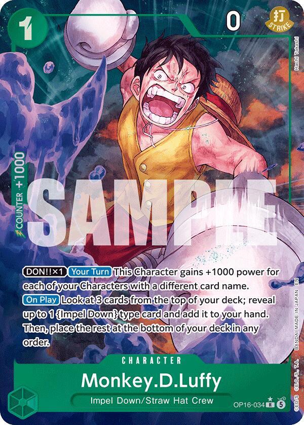 Monkey.D.Luffy (034) (Alternate Art) | OP16-034 | The Time of Battle