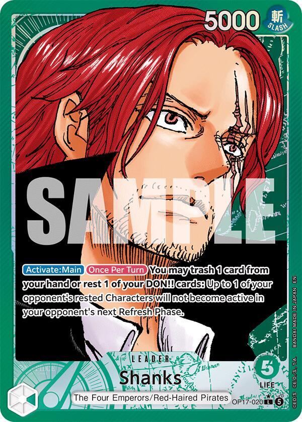 Shanks (Alternate Art) | OP17-020 | The World's Strongest Warriors