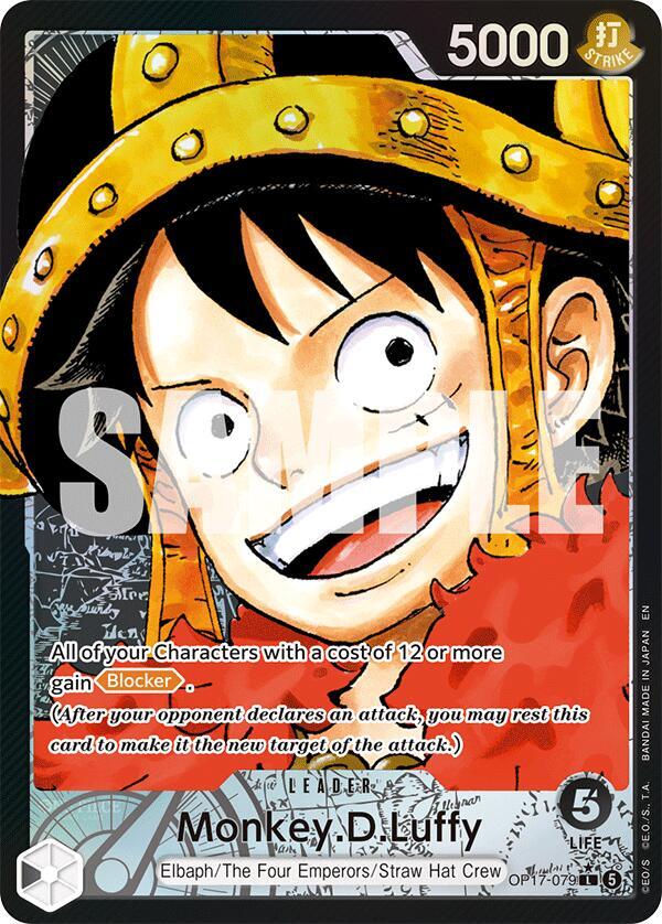 Monkey.D.Luffy (Alternate Art) | OP17-079 | The World's Strongest Warriors